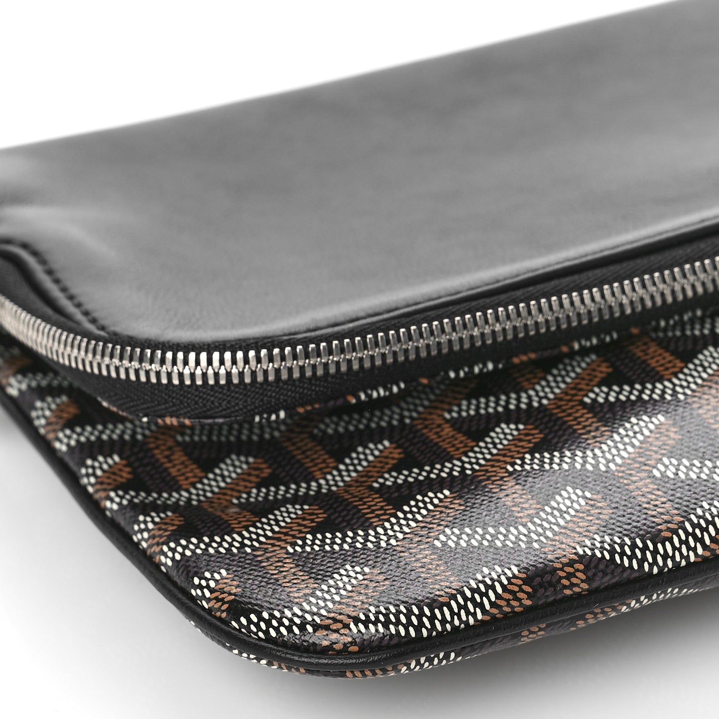 Goyardine Sainte Marie Soft Clutch Black