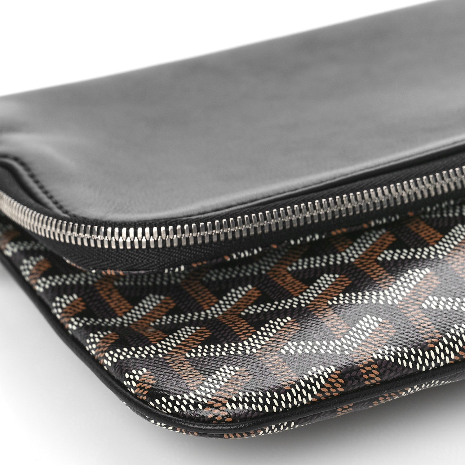 Goyard Goyardine Sainte Marie Soft Clutch Black 6 of 7