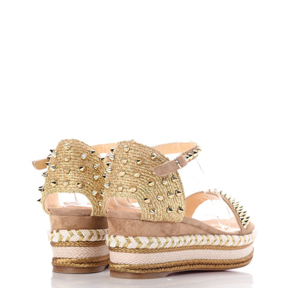 Christian Louboutin Veau Velours Madmonica 60 Platform Sandals 39 Version Cappuccino 4 of 10