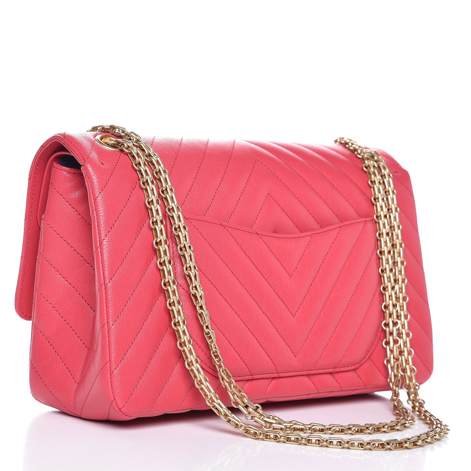 Chanel Sheepskin Chevron Quilted 2.55 Reissue 226 Flap Pink 4 of 10