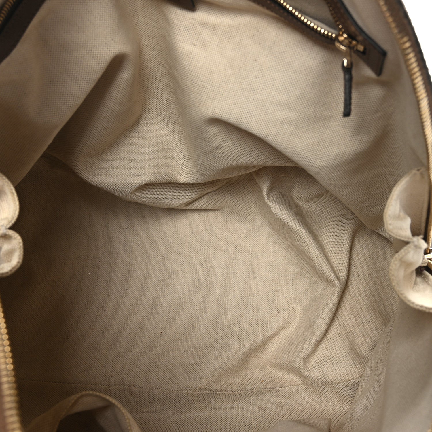 Gucci GG Supreme Monogram Margaux Calfskin Large Nice Top Handle Dome Bag Beige Ebony Acero 5 of 11