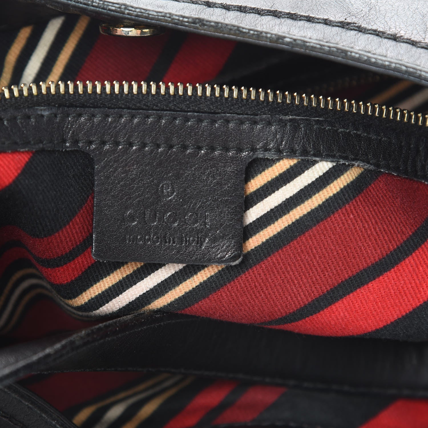 Gucci Calfskin Medium Britt Hobo Black 6 of 14