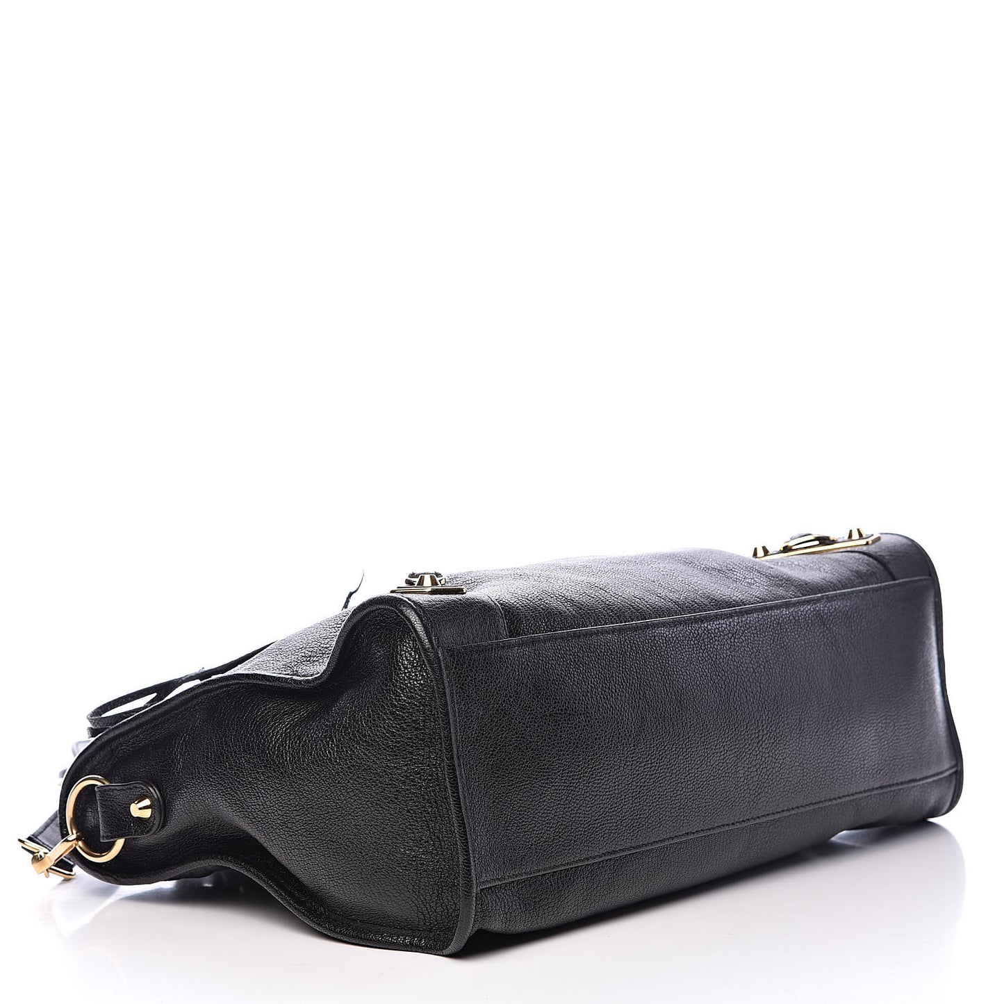 Chevre Gold Metallic Edge Hardware City Black