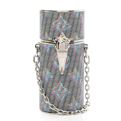 Louis Vuitton Monogram LV Pop Chain Lipstick Case Blue 1 of 5