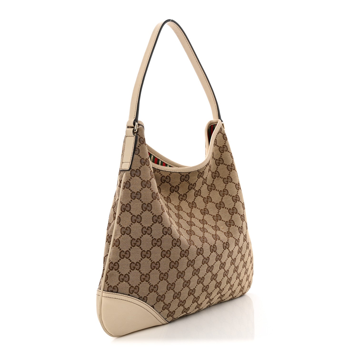 Gucci Monogram Medium New Britt Hobo Off White Off White 3 of 12