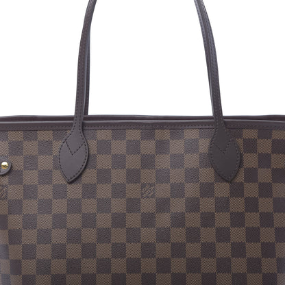 Louis Vuitton Damier Ebene Neo Neverfull MM Rose Ballerine 9 of 12