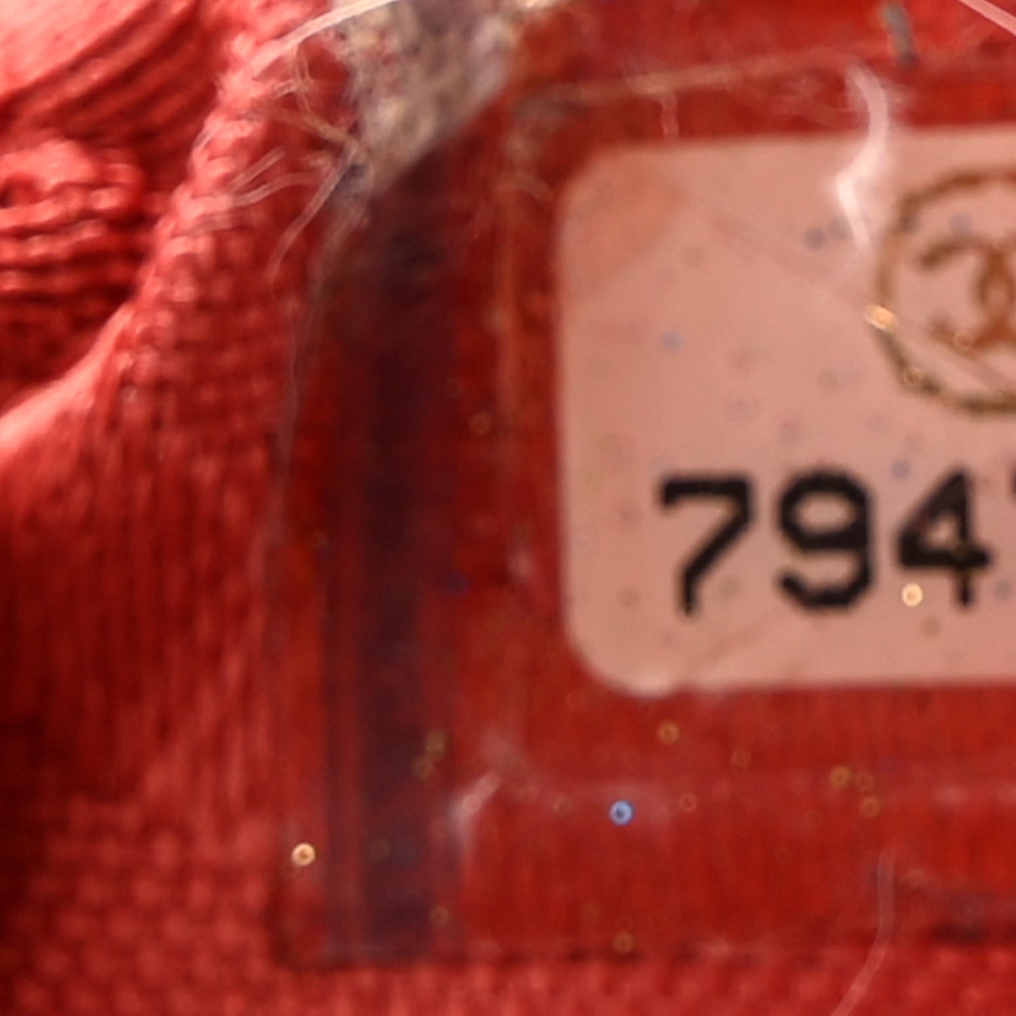 Calfskin Wild Stitch Tote Red