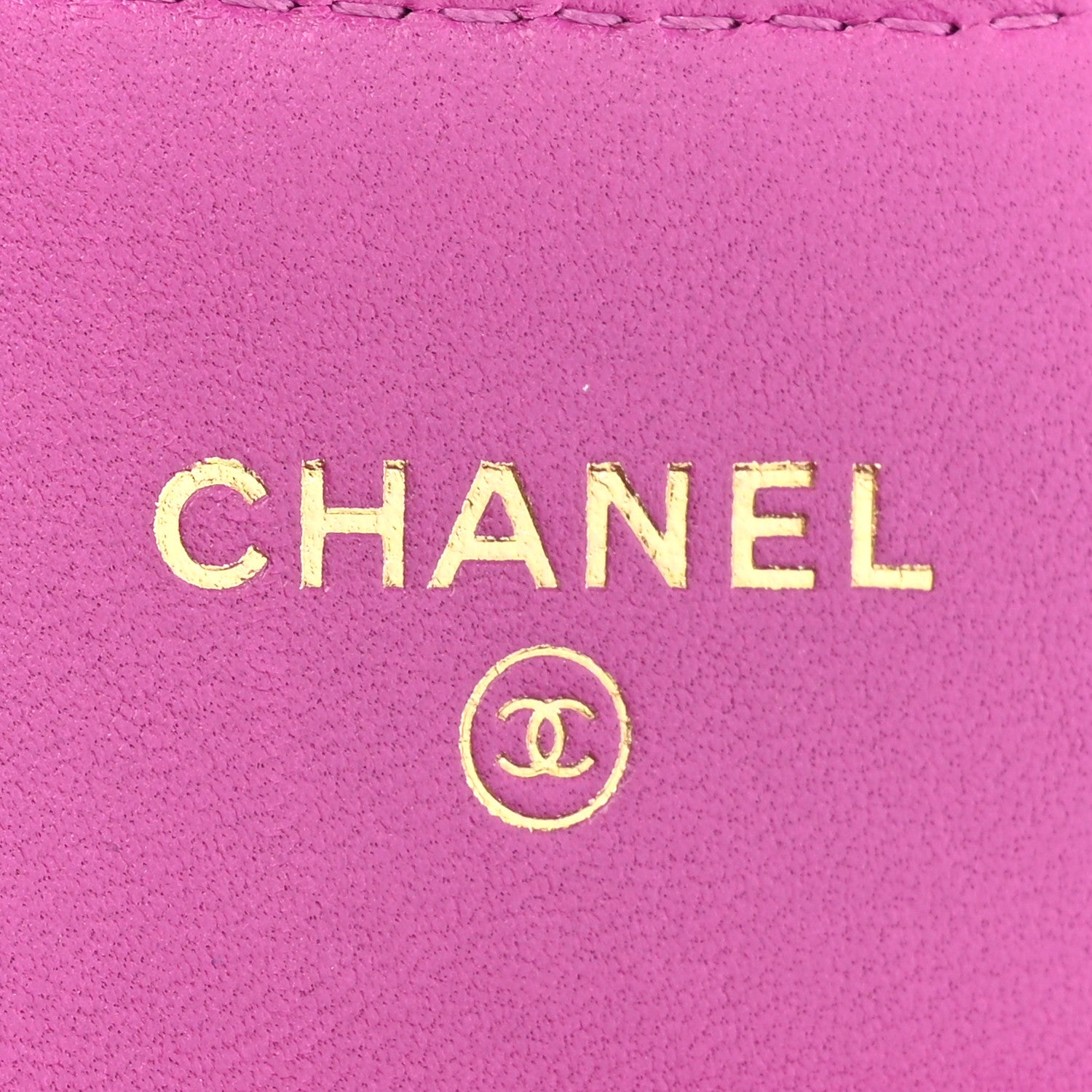 Chanel Lambskin Quilted Flap Card Holder Wallet Blue Pink 6 of 12