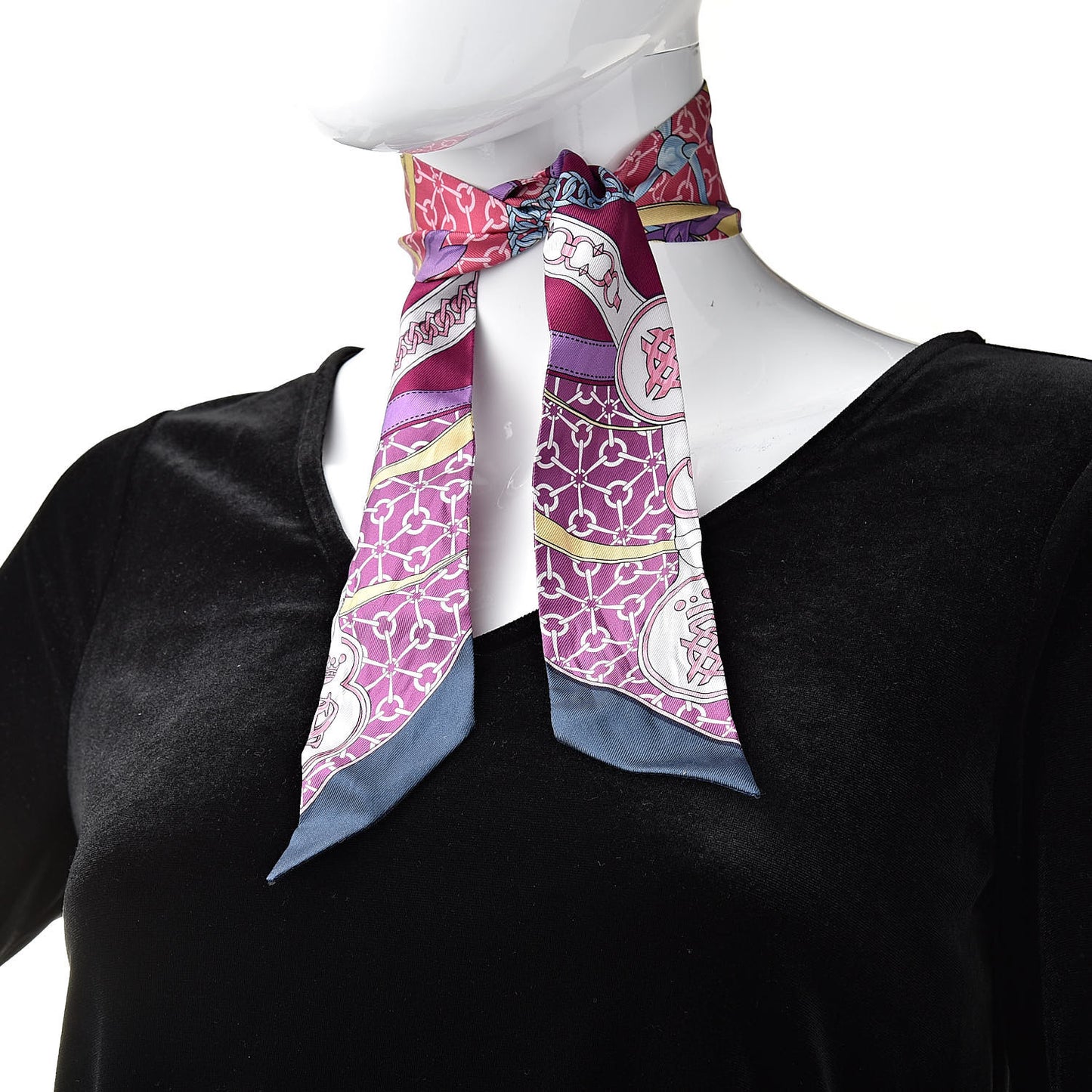 Silk La Promenade Du Matin Twilly Prune Rose Mauve