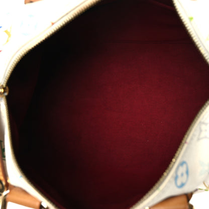 Louis Vuitton Monogram Multicolor Speedy 30 White 5 of 9