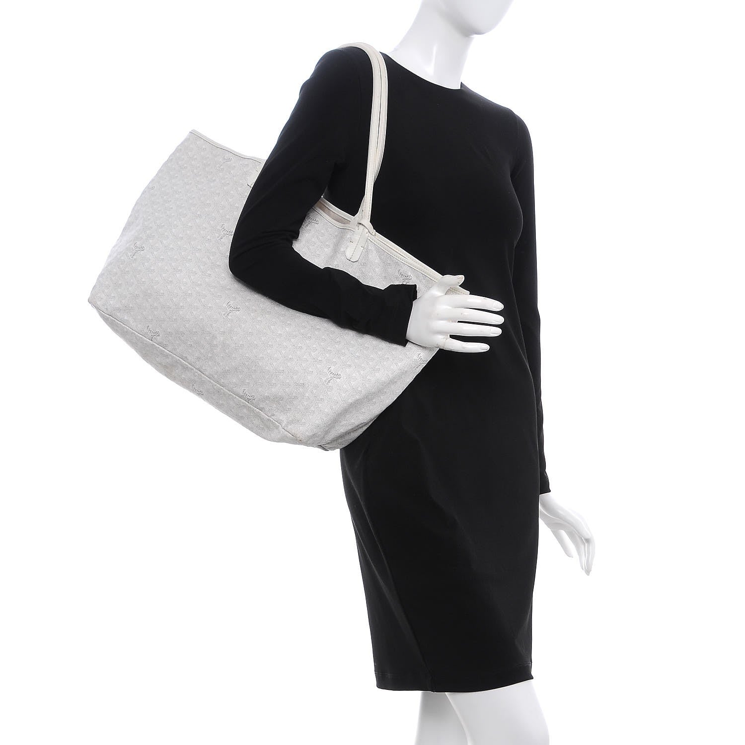 Goyard Goyardine Saint Louis GM White 2 of 19