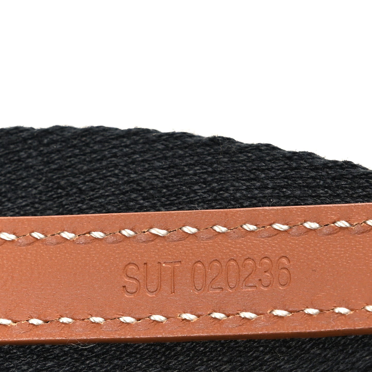 Canvas Calfskin Adjustable Shoulder Strap Black Gold