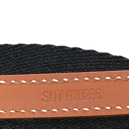 Goyard Canvas Calfskin Adjustable Shoulder Strap Black Gold 6 of 6
