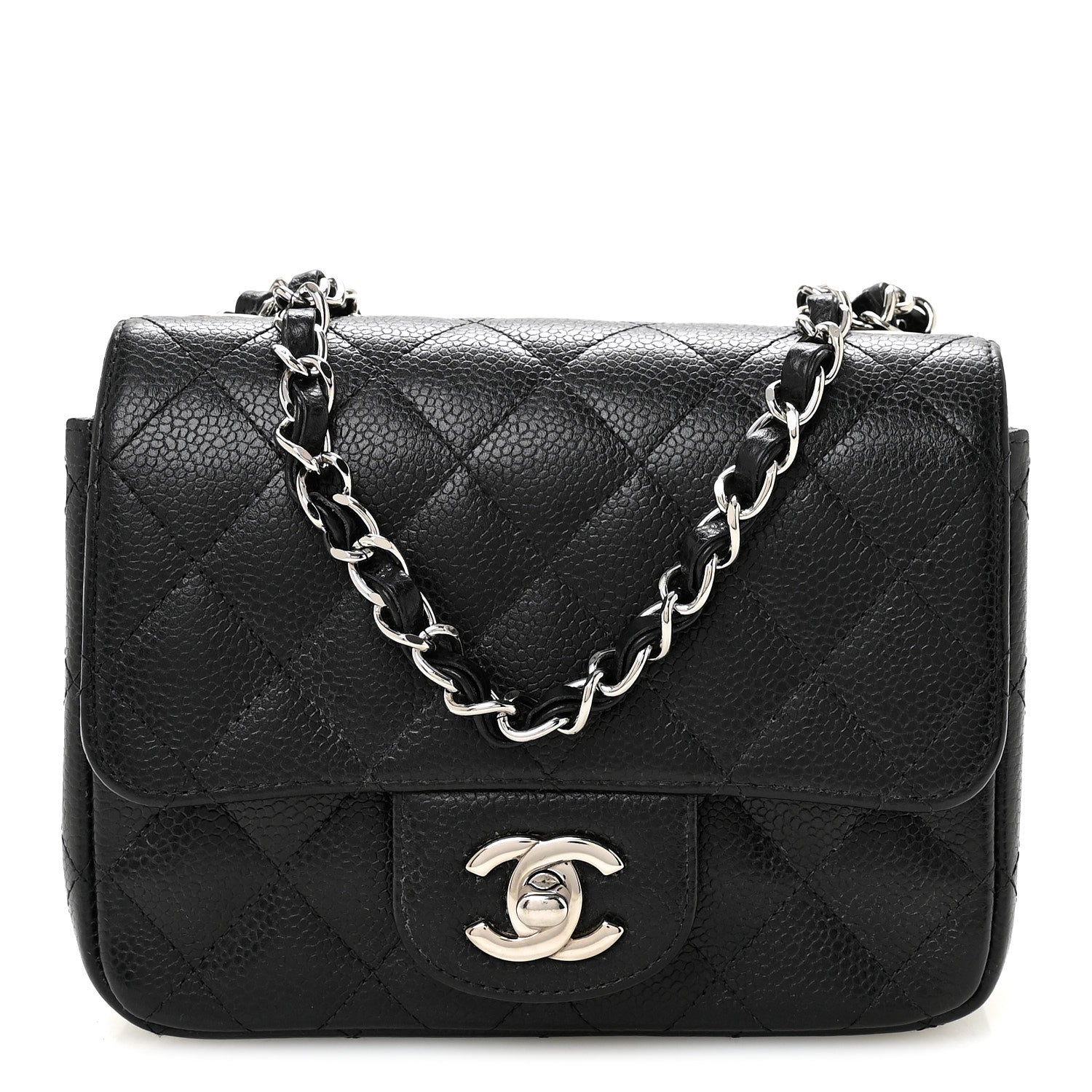 Chanel Caviar Quilted Mini Square Flap Black 1 of 11