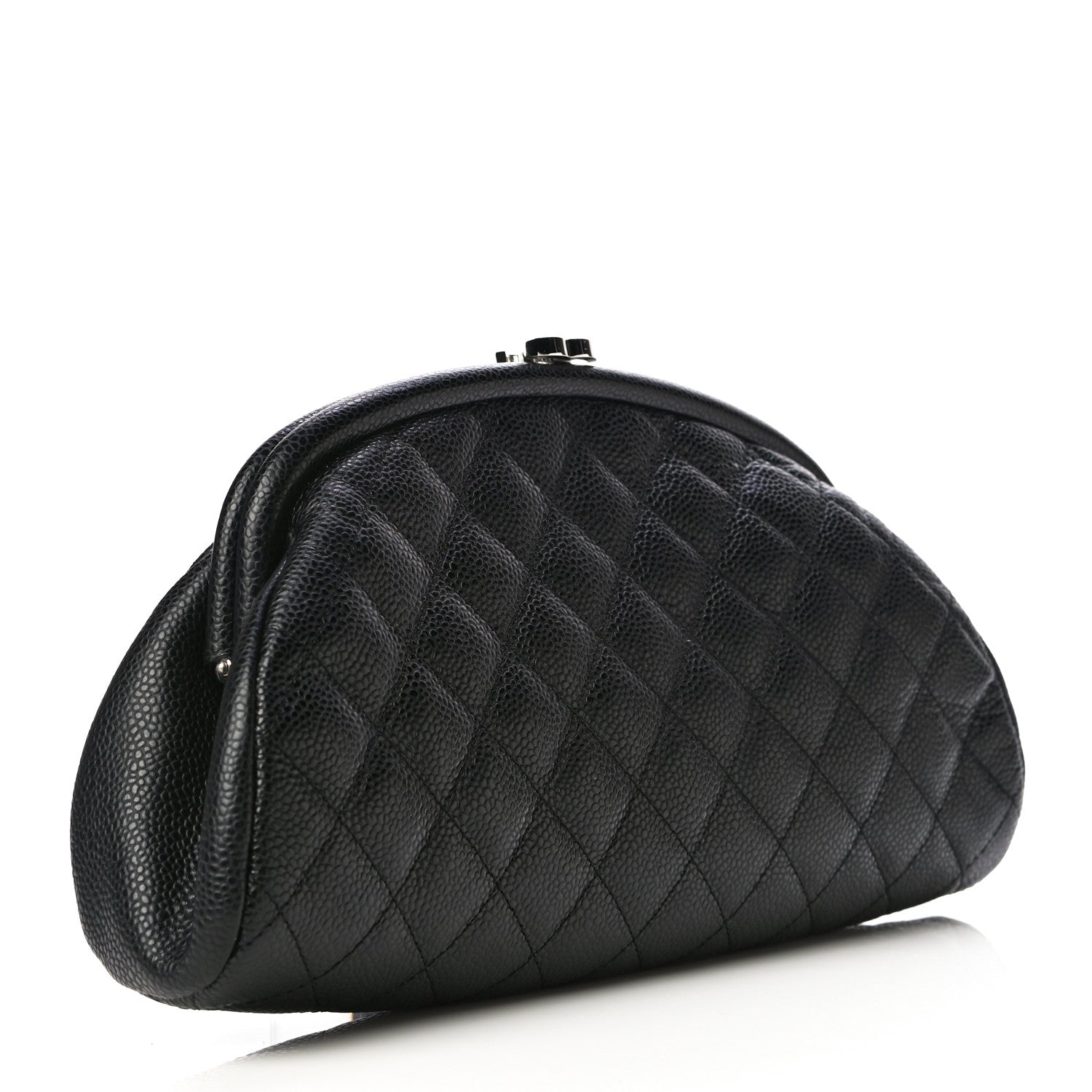 Chanel Caviar Quilted Timeless Clutch Black 3 of 13