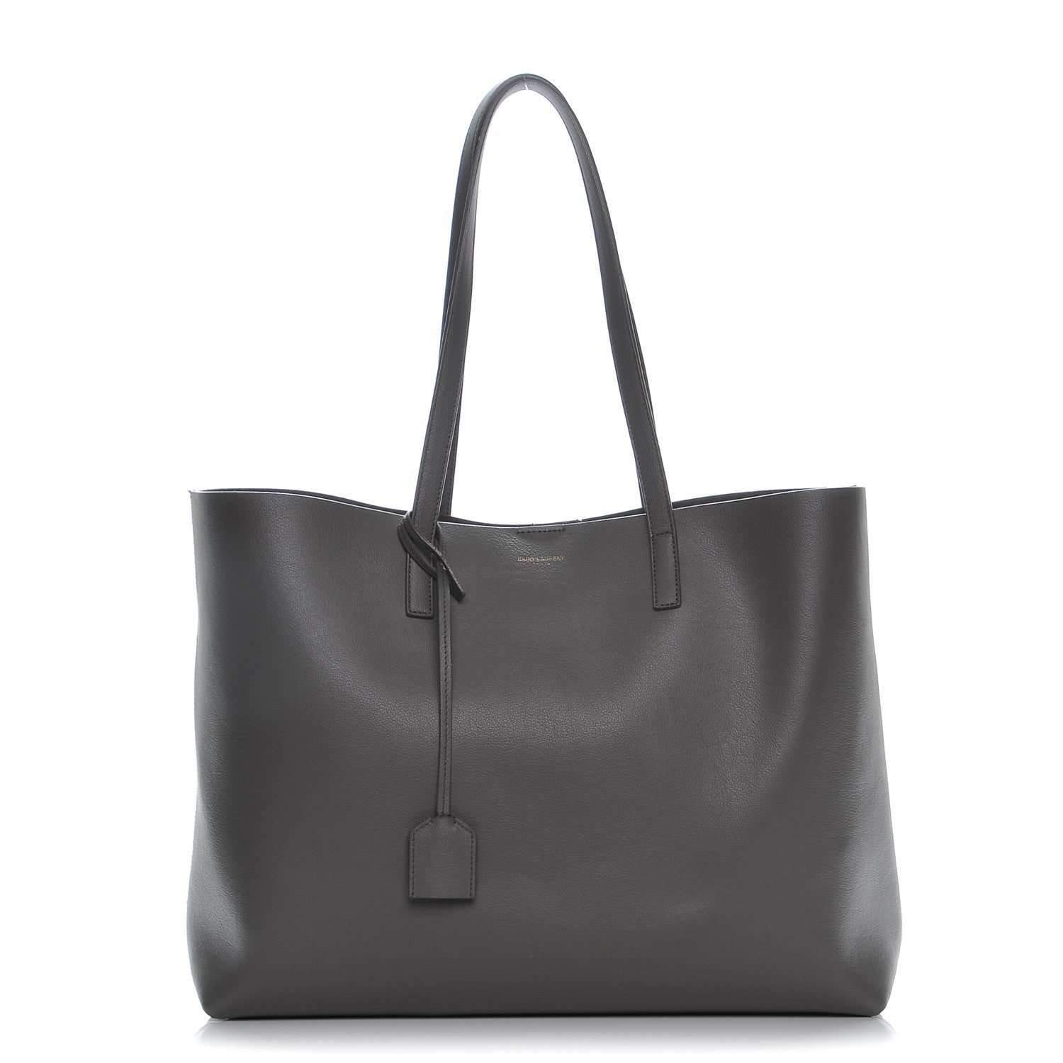 Saint Laurent Calfskin Large Shopping Tote Earth 1 of 9