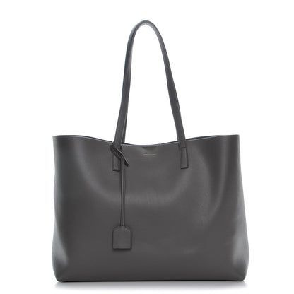 Saint Laurent Calfskin Large Shopping Tote Earth 1 of 9