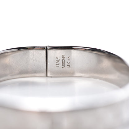 Louis Vuitton Palladium Monogram Nanogram Cuff S 4 of 8