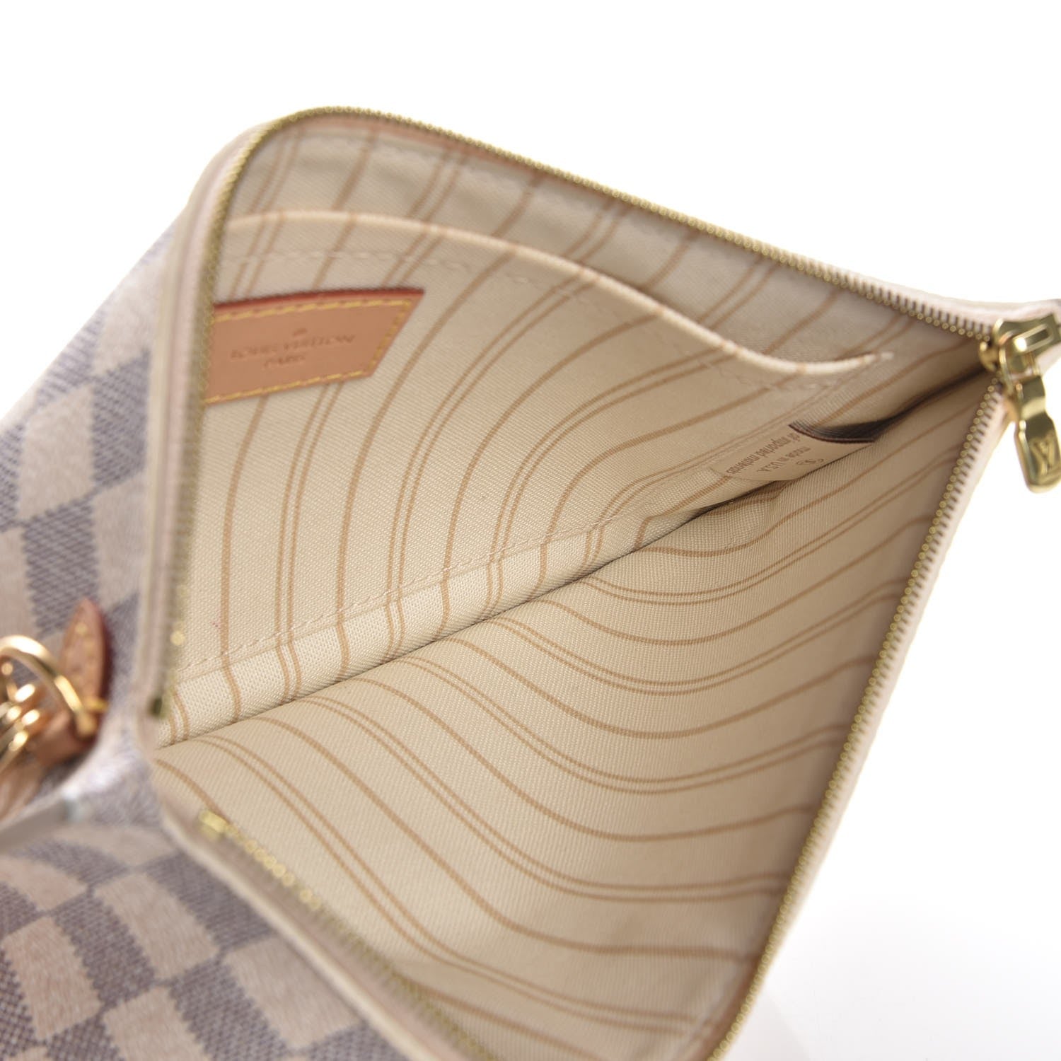 Louis Vuitton Damier Azur Neverfull MM GM Pochette 5 of 8