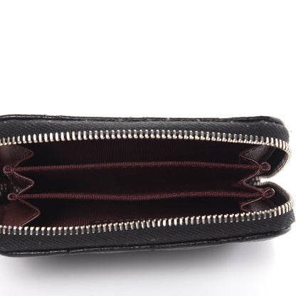 Chanel Caviar Quilted Zip Coin Purse Black 5 of 9
