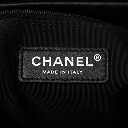 Chanel Aged Calfskin Chevron Quilted Medium Gabrielle Hobo So Black 6 of 12