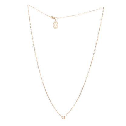 Cartier 18K Pink Gold Diamond SM D'Amour Pendant Necklace 3 of 5
