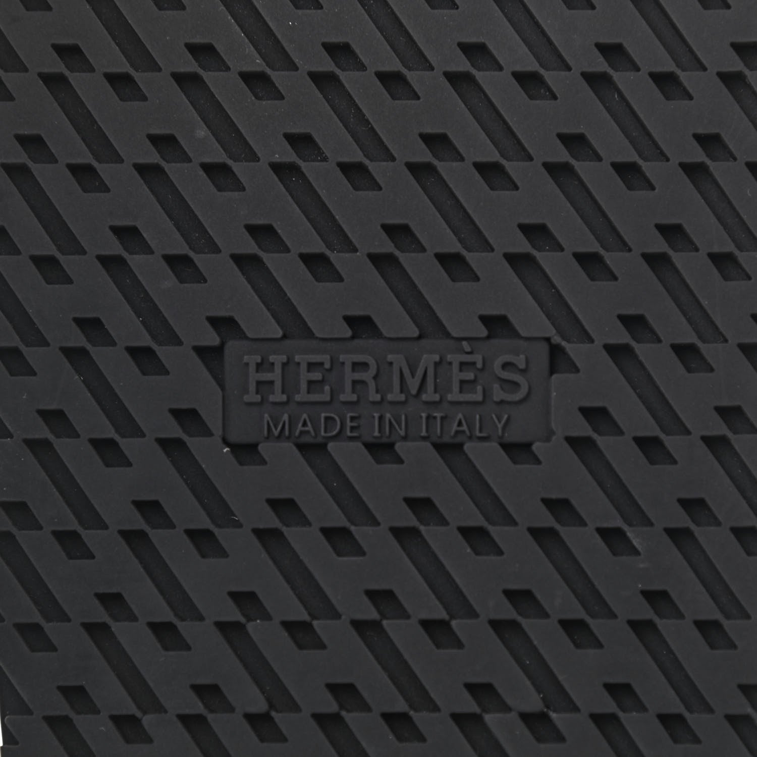 Hermes Calfskin Mens Chypre Sandals 43.5 Black 7 of 9