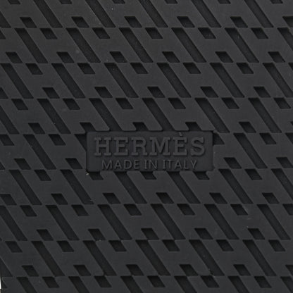 Hermes Calfskin Mens Chypre Sandals 43.5 Black 7 of 9
