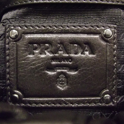 Prada Nappa Mordore Stripes Shoulder Bag Graphite 7 of 10