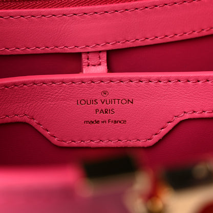 Louis Vuitton Calfskin LV Broderie Anglaise Capucines BB Pink 6 of 8
