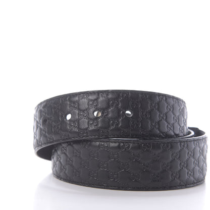 Gucci Soft Microguccissima Margaux Calfskin Belt 105 42 Black 4 of 7