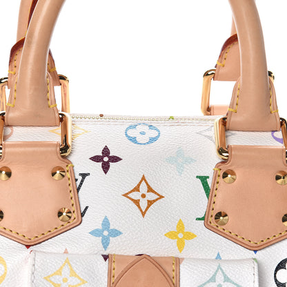 Louis Vuitton Monogram Multicolor Speedy 30 White 10 of 11
