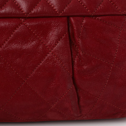 Chanel Iridescent Calfskin Large Chic Quilt Flap Red 11 of 16