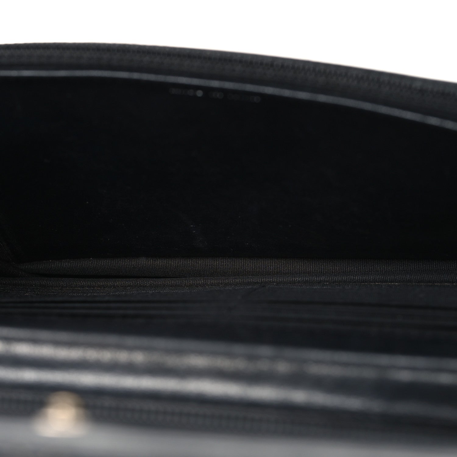 Chanel Calfskin Diamond Stitch Wallet On Chain WOC Black 5 of 11