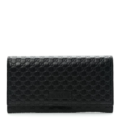 Gucci Soft Microguccissima Continental Wallet Black 1 of 8