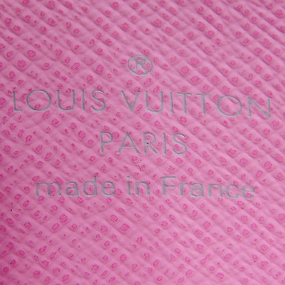 Louis Vuitton Monogram Multicolor Zippy Coin Purse Wallet White Litchi 6 of 7
