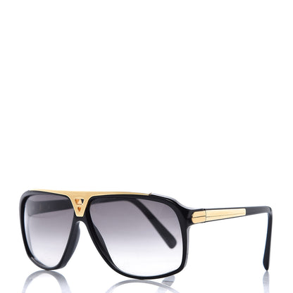 Louis Vuitton Acetate Evidence Sunglasses Z0105W Black 1 of 7