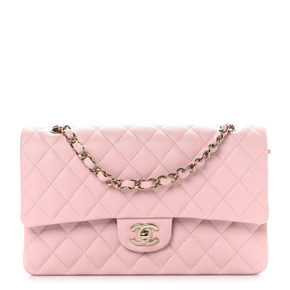 Chanel Caviar Quilted Medium Double Flap Light Pink 1 of 11
