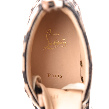 Christian Louboutin Calf Hair Animal Print Rantus Orlato Flat Sneakers 37.5 Multicolor 11 of 16