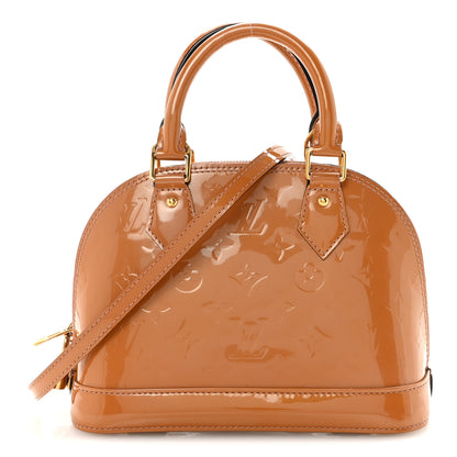 Louis Vuitton Vernis Alma BB Rose Velours 1 of 9