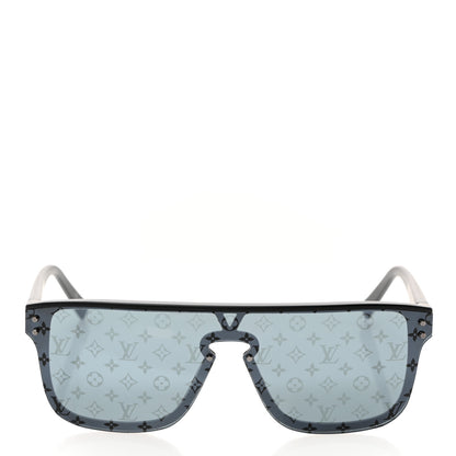 Louis Vuitton Acetate LV Waimea Square Sunglasses Z1082W Black 3 of 8