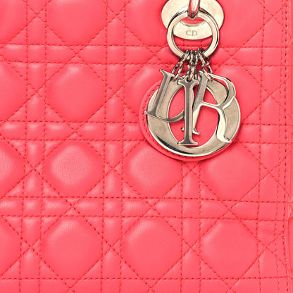 Christian Dior Lambskin Cannage Medium Lady Dior Pink 8 of 18