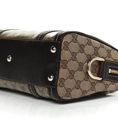 Gucci Crystal Monogram Duchessa Boston Bag Brown 11 of 14