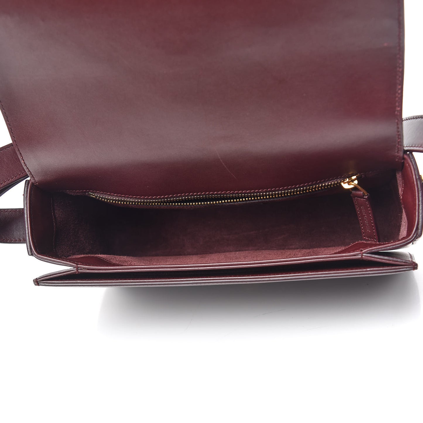 Smooth Calfskin Medium Classic Monogram Universite Bag Dark Red
