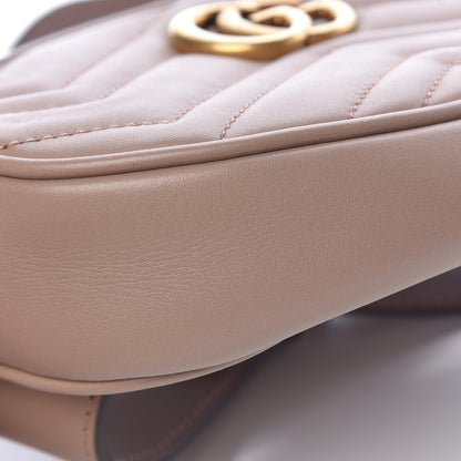 Gucci Calfskin Matelasse GG Marmont Belt Bag 85 34 Porcelain Rose 9 of 12