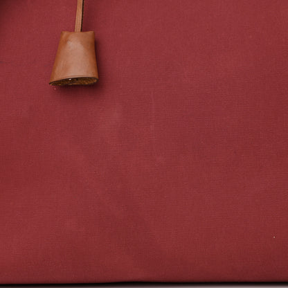 Hermes Vache Hunter Toile Herbag Zip 39 MM Rubis Natural 15 of 22