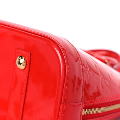 Louis Vuitton Vernis Alma PM Rouge Grenadine 8 of 12