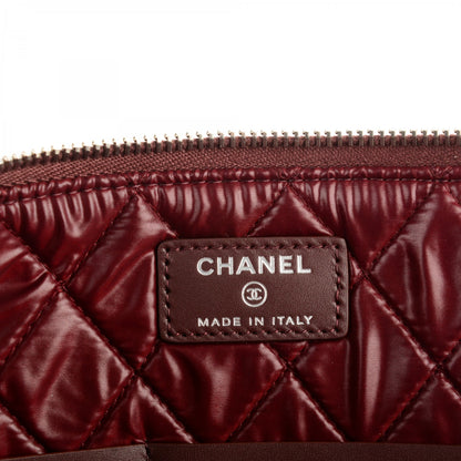 Chanel Caviar Quilted Large Slide Pouch Black 6 of 7