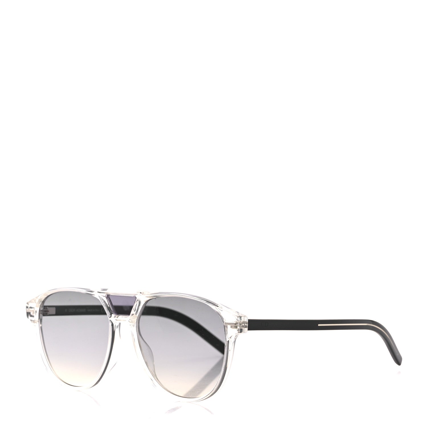 Christian Dior Acetate Black Tie 263S Sunglasses Grey Black 1 of 7