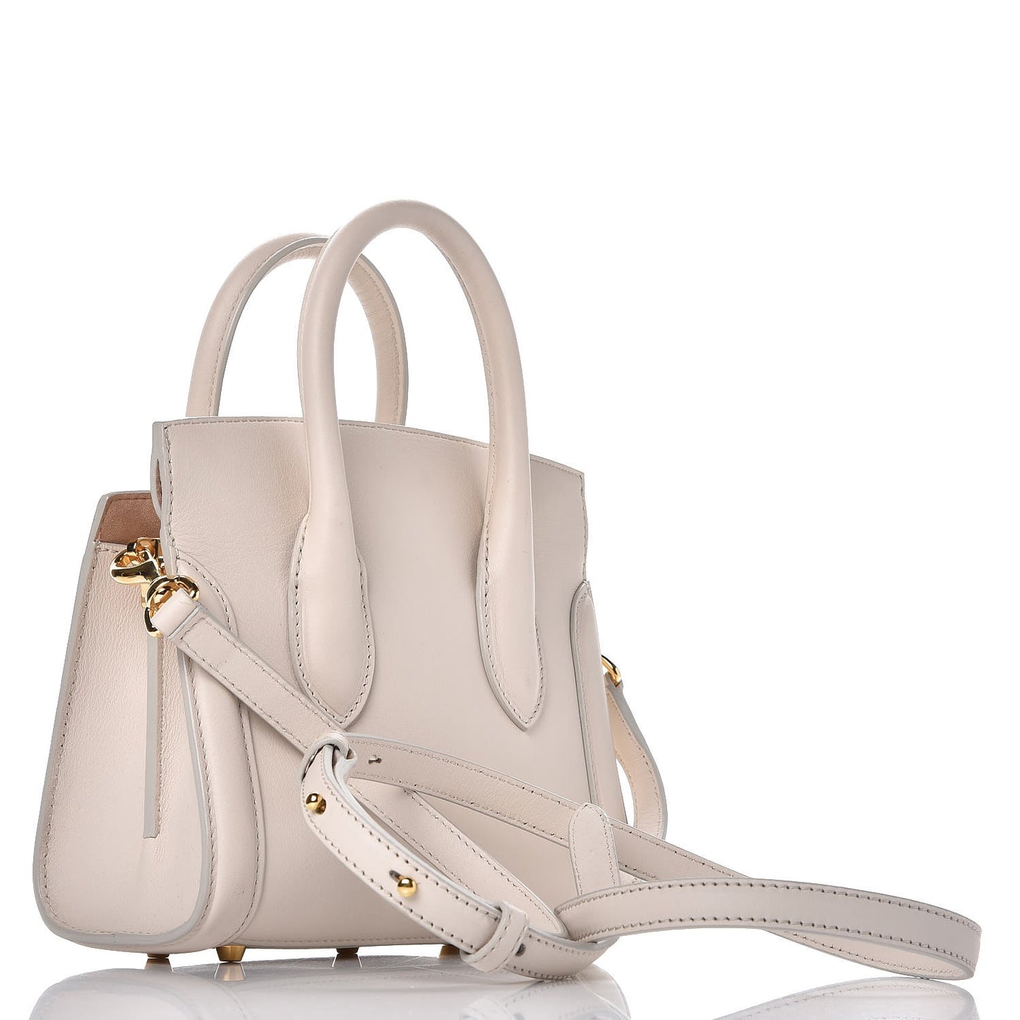 Calfskin Mini Heroine 21 White